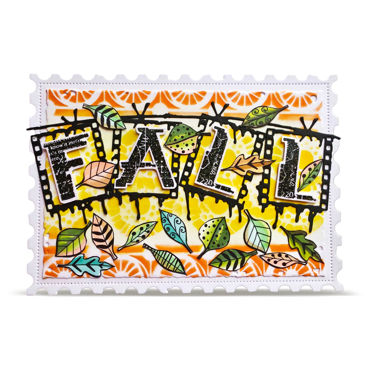 PC-279 - 6x6 (inch) Stencil - Tout En Frises