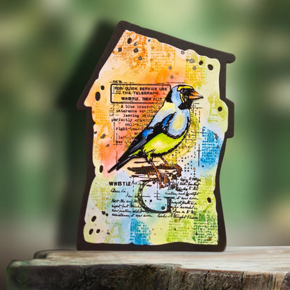 TP-1350 - A7 Stamp Set - Whistling Finch