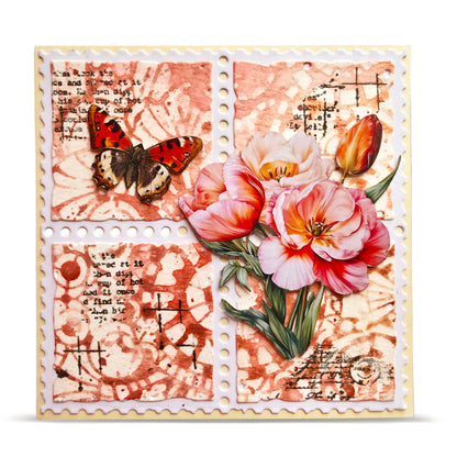 PC-273 - 6x6 (inch) Stencil - Comme Une Verrière