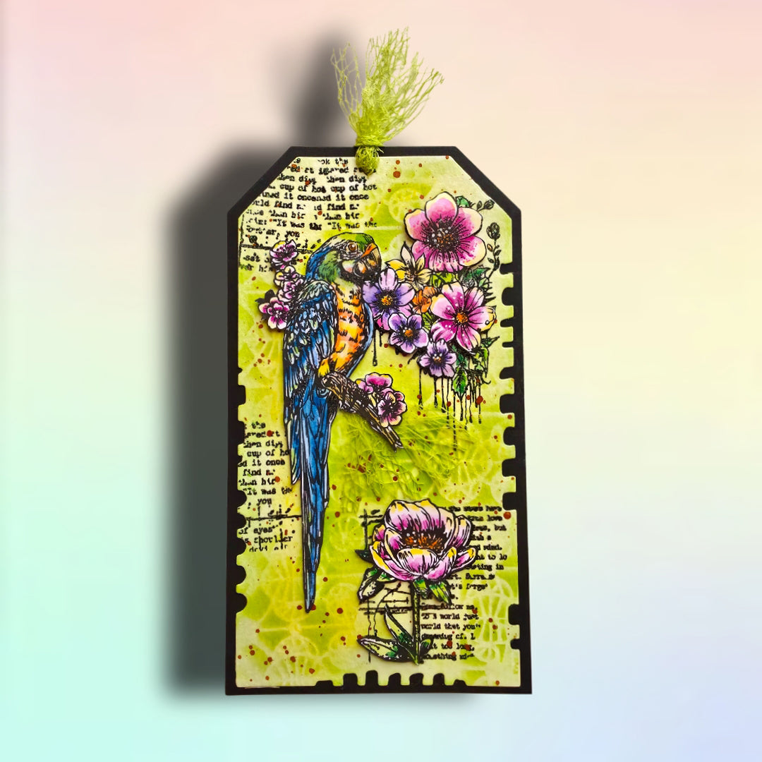 TP-1348 - A6 Stamp Set - Parrot Song