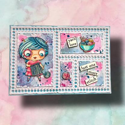 TP-1502 - A7 Stamp Set - Yarn Love