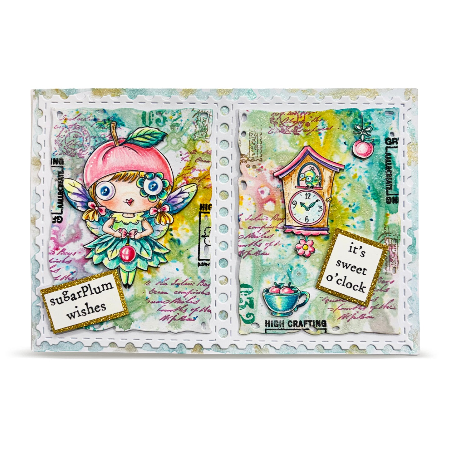 Janet Klein Season Of Sparkle Stamps Bundle + Free Poster & Bio Cards