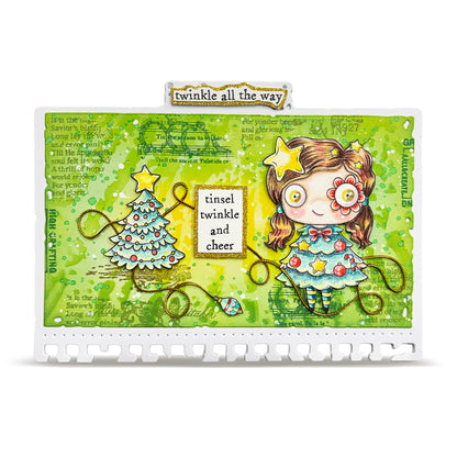 Janet Klein Season Of Sparkle Stamps Bundle + Free Poster & Bio Cards