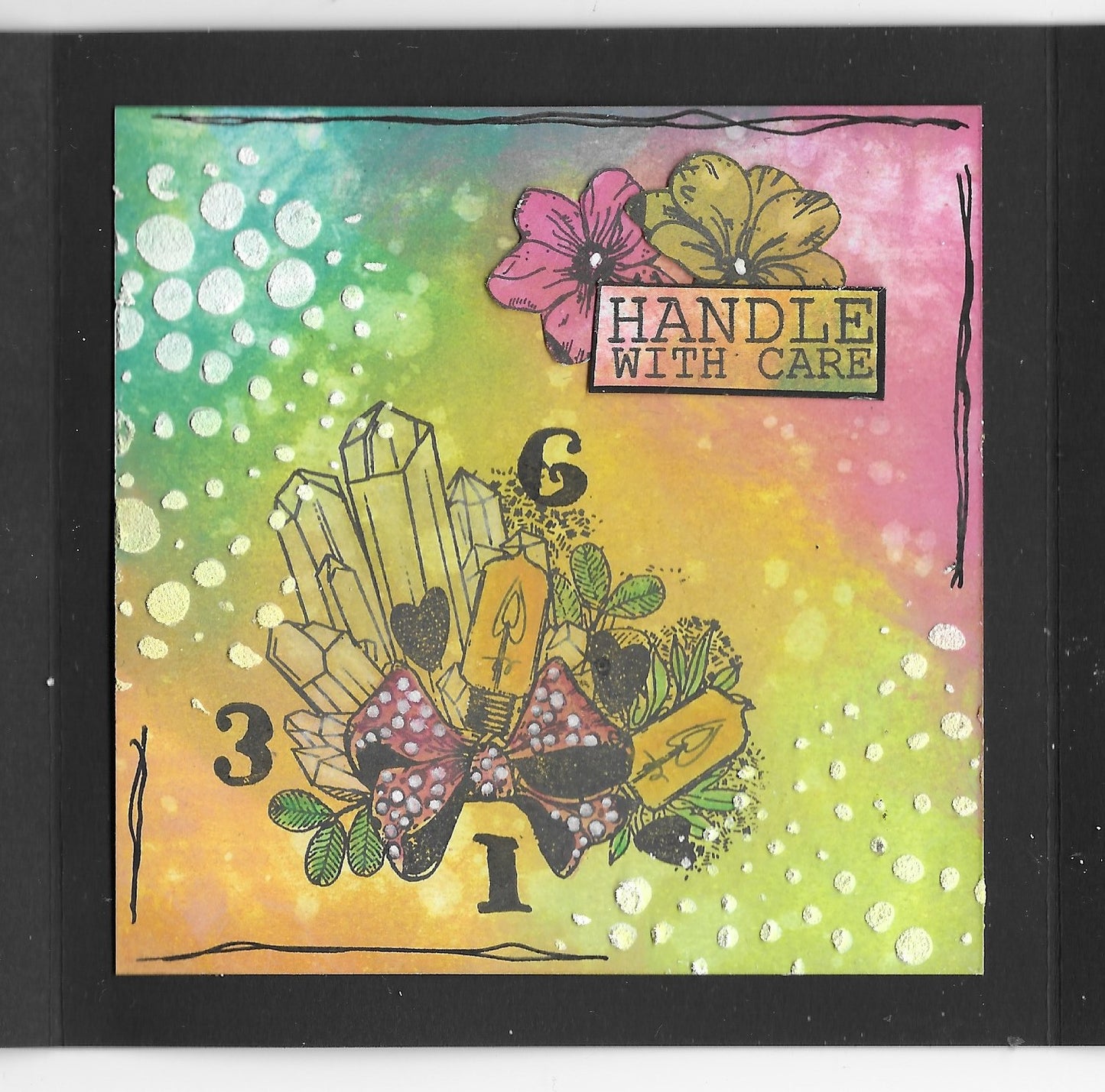 TP-865 - A6 Clear Stamp Set - Owl's Crystals