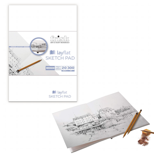 Frisk Lay Flat Sketch Pad - Small 205x146mm