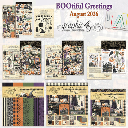Graphic45 BOOtiful Greetings Complete Collection (Save £10) ~ Ship from 31st Aug