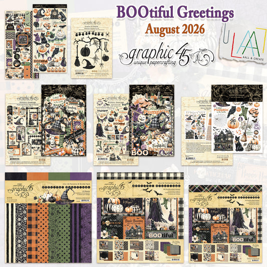 Graphic45 BOOtiful Greetings Complete Collection (Save £10) ~ Ship from end Sept