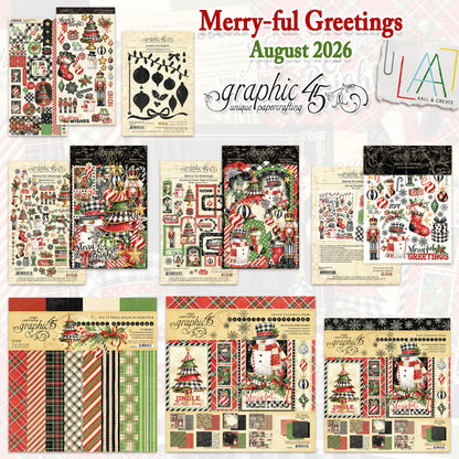 Graphic45 Merry-ful Greetings Complete Collection (Save £10) ~ Ship from 31st Aug