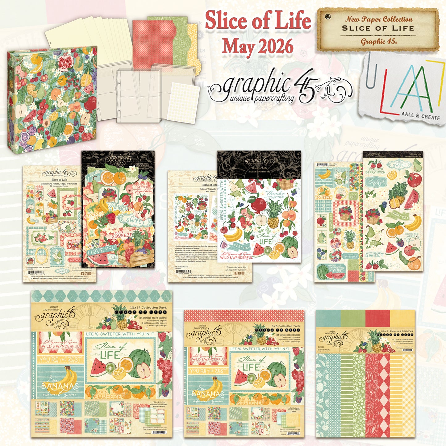 Graphic 45 Slice of Life May 2026 Complete Collection