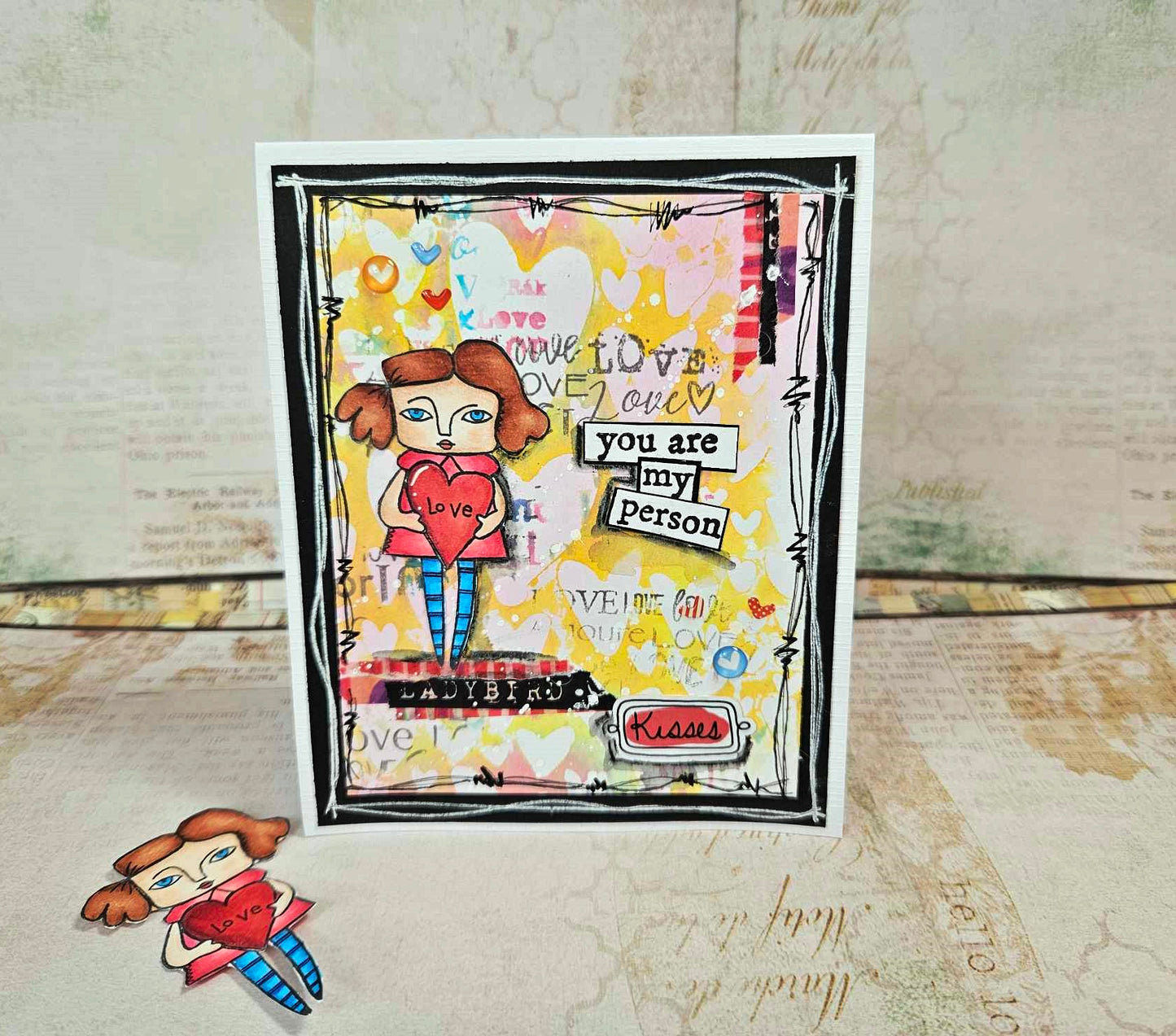 EP-8 - Ephemera Die-Cuts - Tiny Words Colour