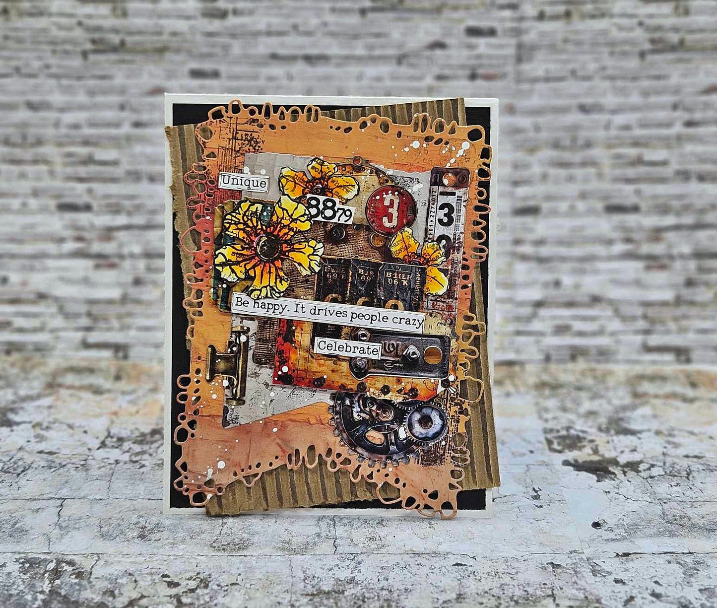 #66 - A6 Ephemera Die-Cuts - Bolted Gears