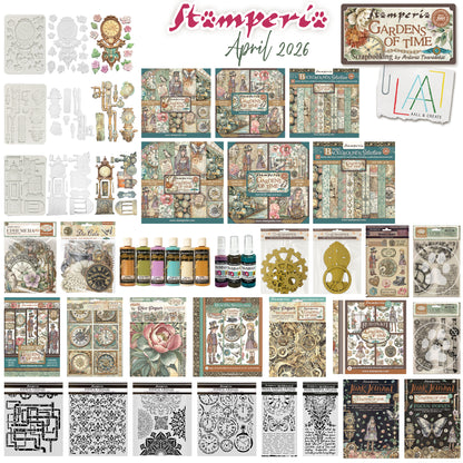 Stamperia Gardens of Time Complete Collection April 2026 (Save £43)