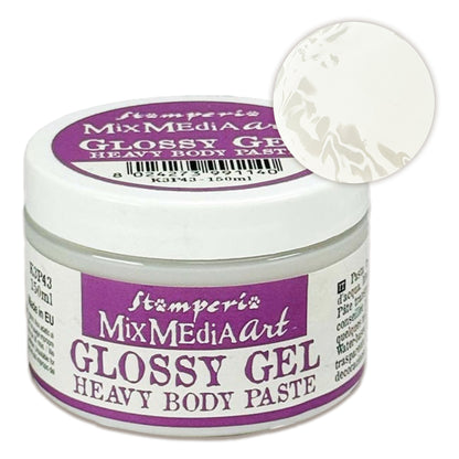 Stamperia Glossy Gel 150ml Heavy Body Paste