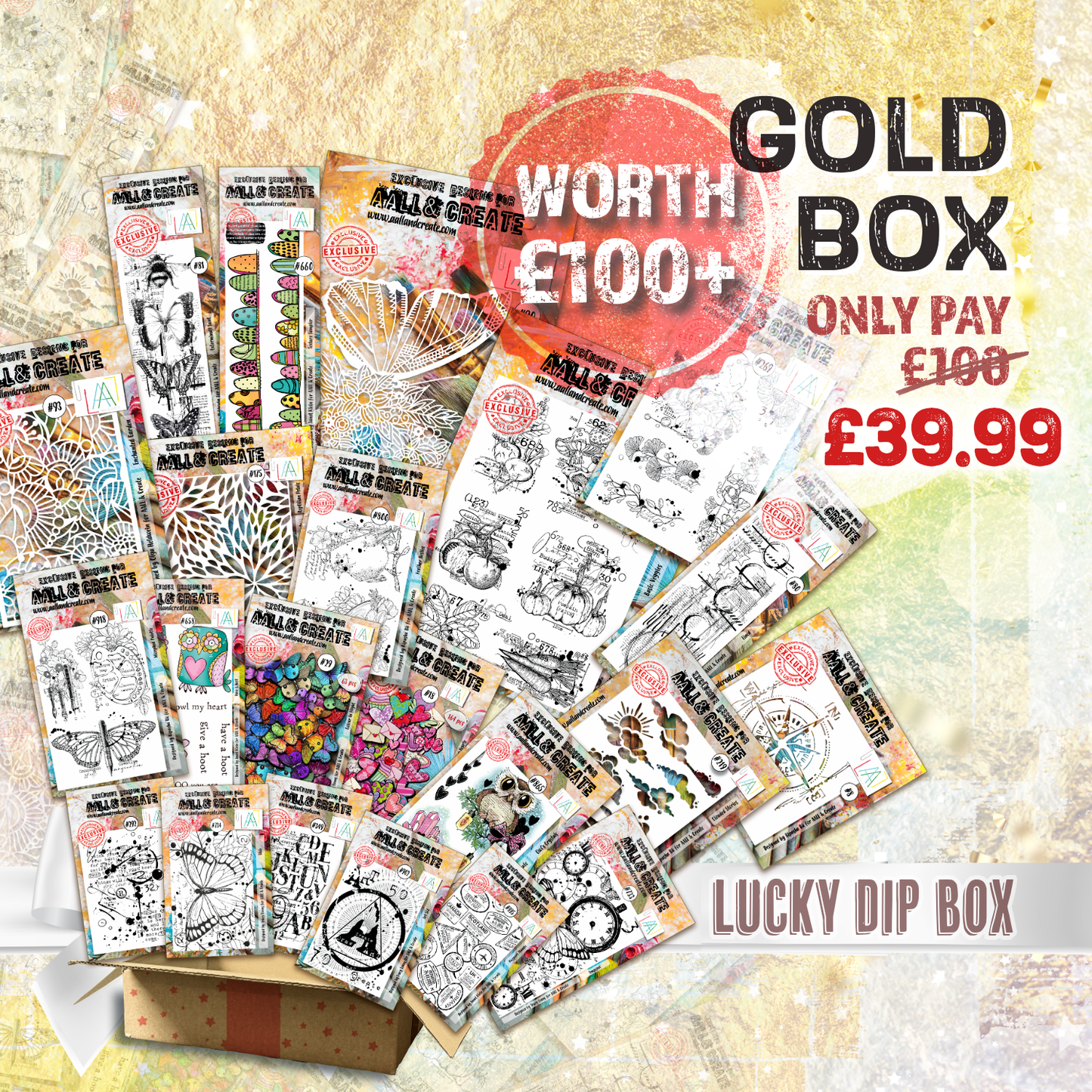 Lucky Dip Gold Box