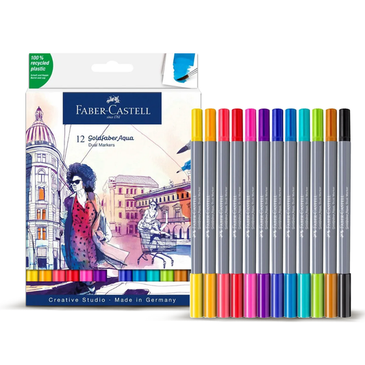 Faber Castell Goldfaber Aqua Dual Markers (12pcs)