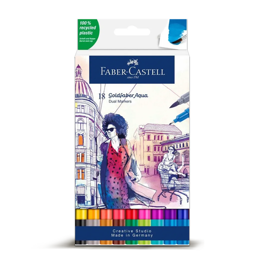 Faber Castell Goldfaber Aqua Dual Markers (18pcs)