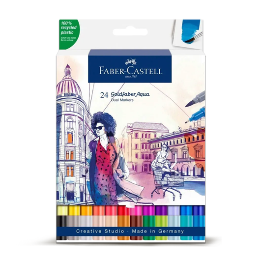 Faber Castell Goldfaber Aqua Dual Markers (24pcs)