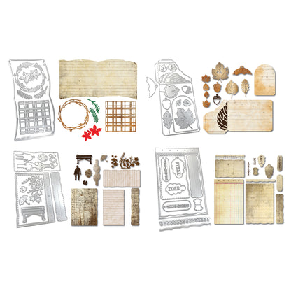 Elizabeth Craft Designs Golden Season Die Bundle