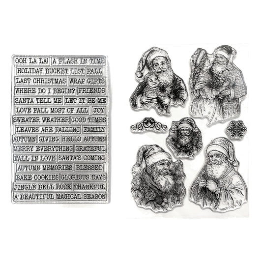 Elizabeth Craft Designs Golden Season Stamp Bundle