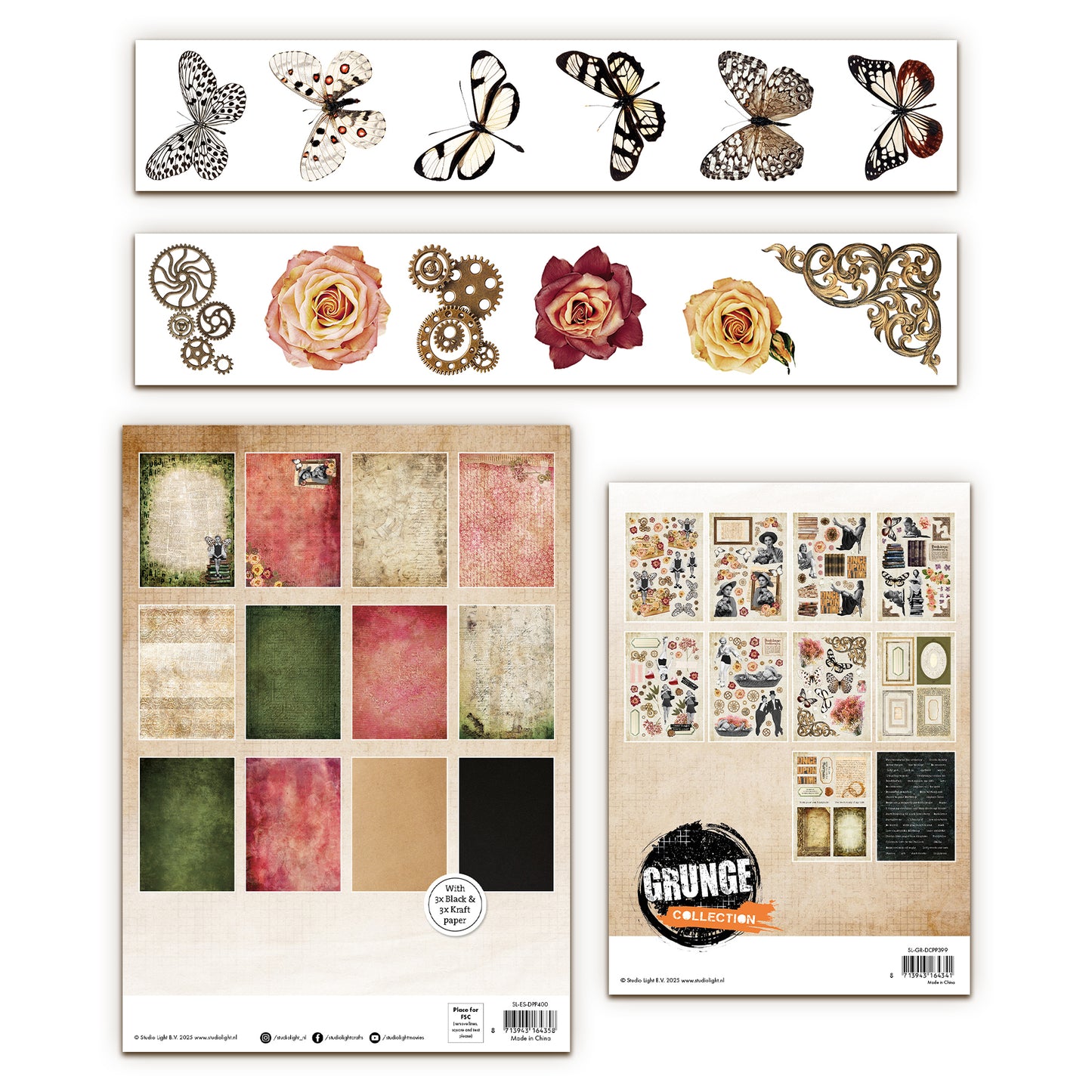 Studio Light Grunge October 2025 Paper & Elements Bundle