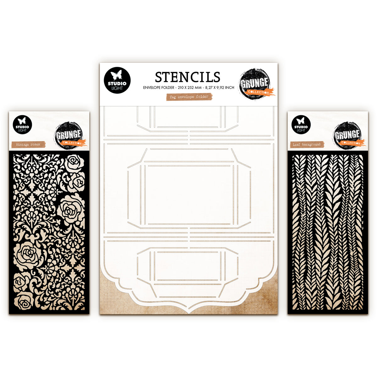 Studio Light Grunge October 2025 Mask & Stencil Bundle – AALL & Create