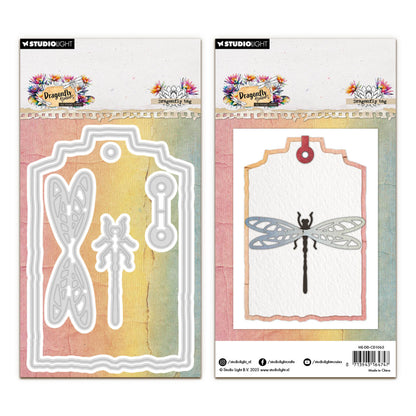 Studio Light Hazel Eaton Dragonfly Dreams - Cutting Die Dragonfly Tag