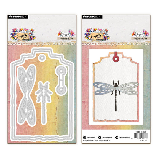 Studio Light Hazel Eaton Dragonfly Dreams - Cutting Die Dragonfly Tag