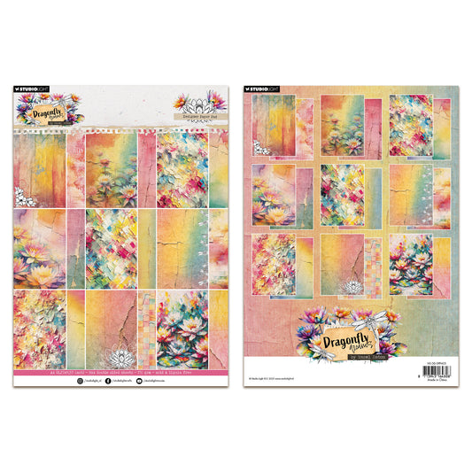 Studio Light Hazel Eaton Dragonfly Dreams - Designer Paper Pad Background Papers