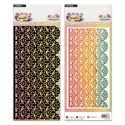 Studio Light Hazel Eaton Dragonfly Dreams - Mask Floral Pattern