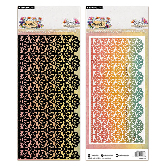 Studio Light Hazel Eaton Dragonfly Dreams - Mask Floral Pattern