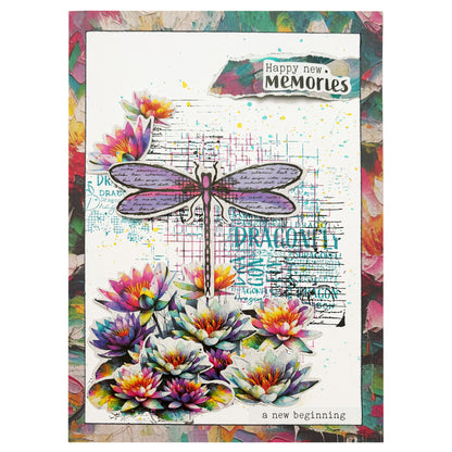 Studio Light Hazel Eaton Dragonfly Dreams - Die-cut Paper Pad Paper Elements
