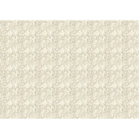 Ciao Bella Tissue Paper 69x49cm Antique Linen Lace