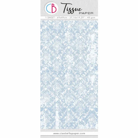 Ciao Bella Tissue Paper 69x49cm Blue Provence