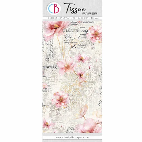 Ciao Bella Tissue Paper 69x49cm Scent of Flowers