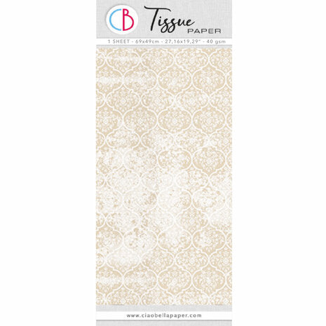 Ciao Bella Tissue Paper 69x49cm Classic Chic