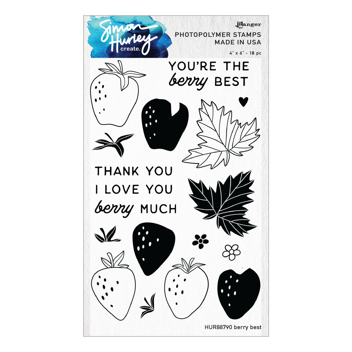 Ranger Simon Hurley Create Stamp Set + Matching Cutting-Dies