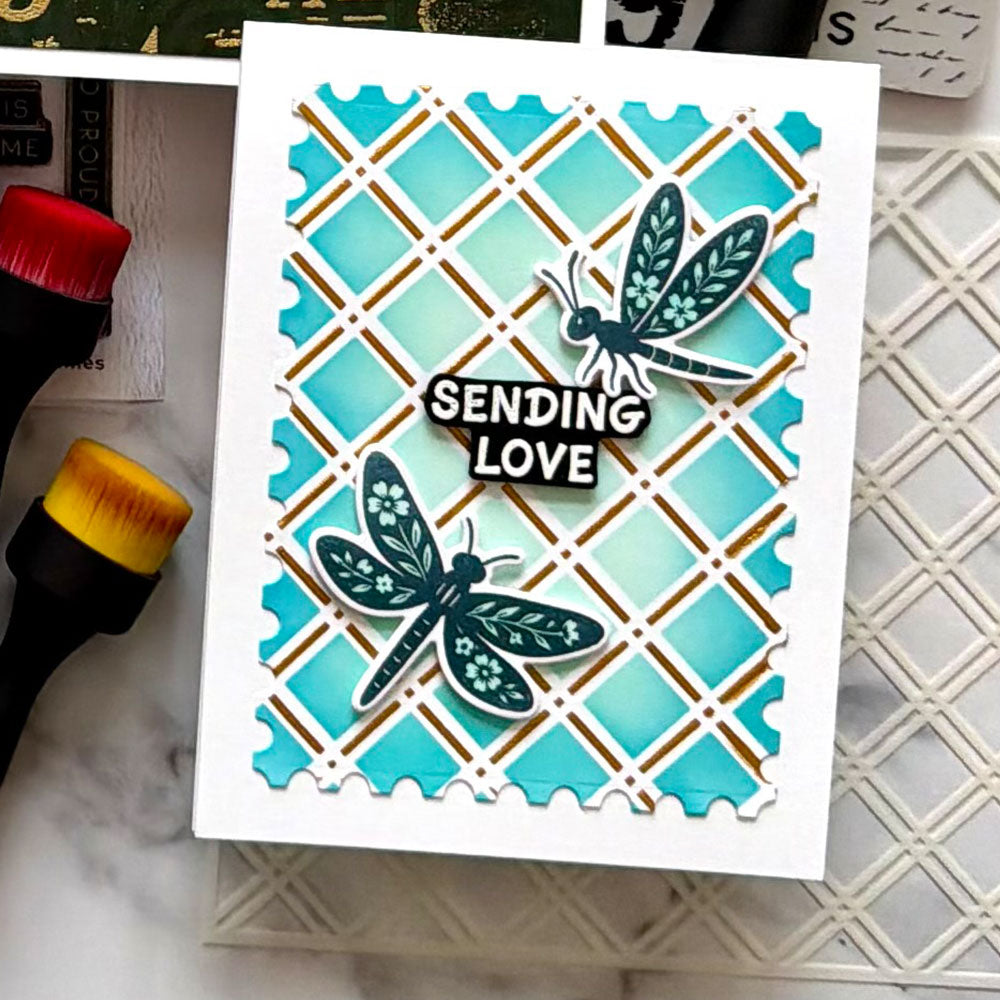 Ranger Simon Hurley create. Stencils ~ Trellis 3 pieces