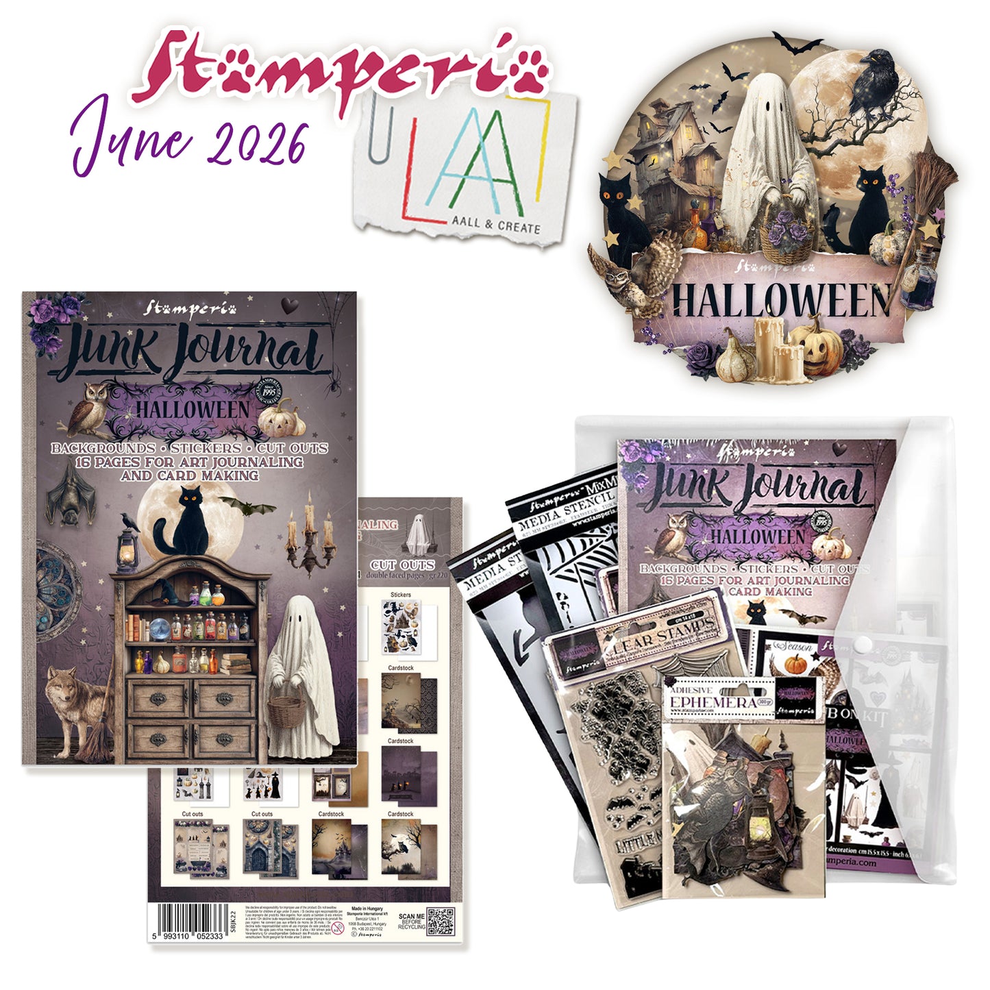 Stamperia Halloween Bundle by Vicky Papaioannou