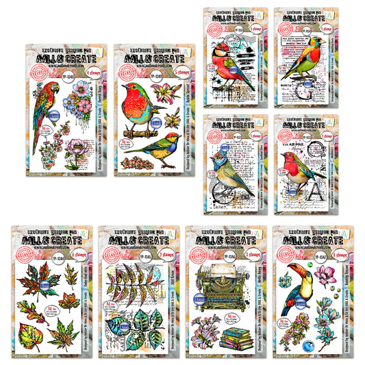 Autour de Mwa Hearted Nature Stamp Bundle
