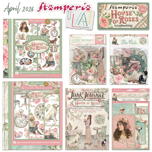 Stamperia House of Roses Complete Collection April 2026
