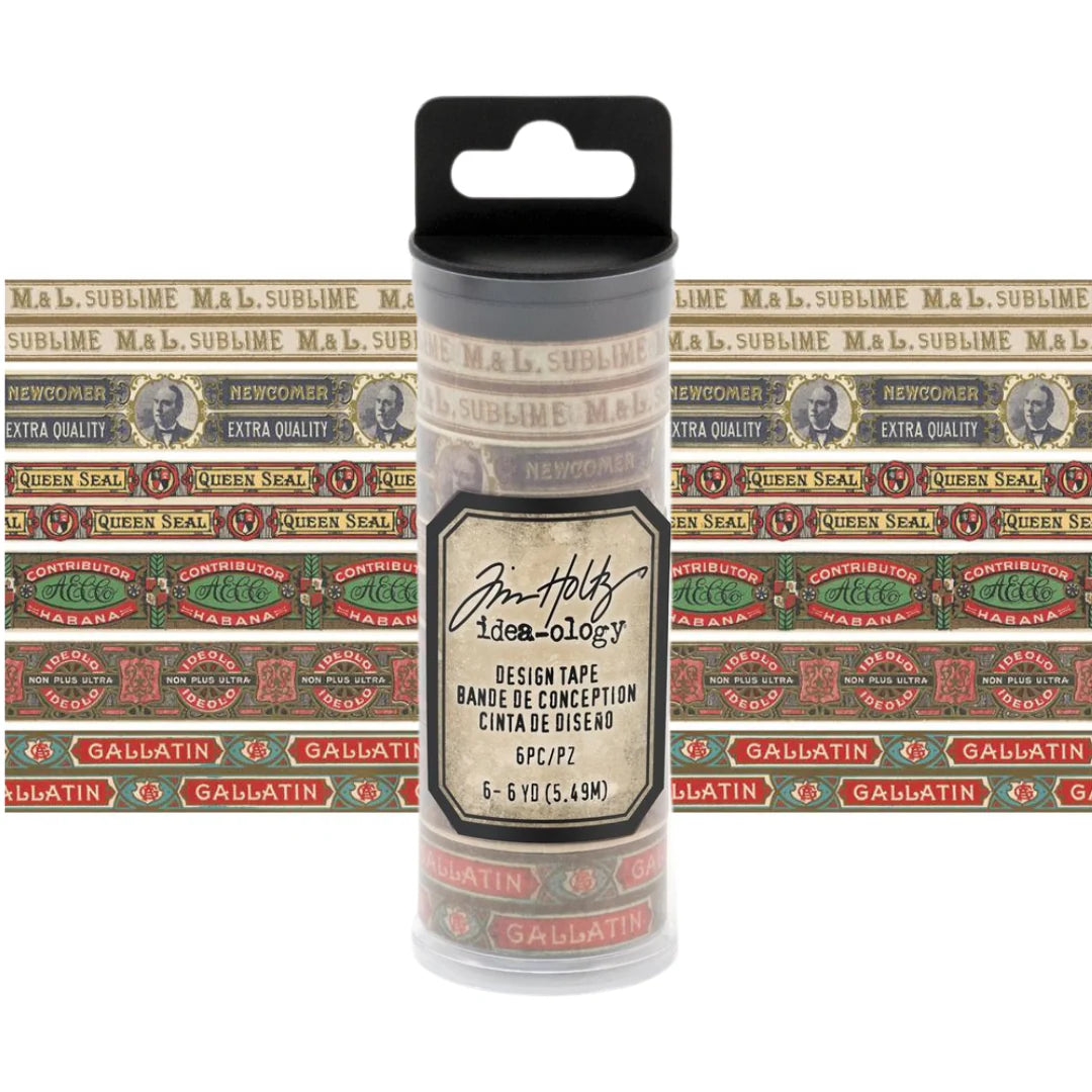 Idea-ology Tim Holtz Design Tape Humidor (6yards)