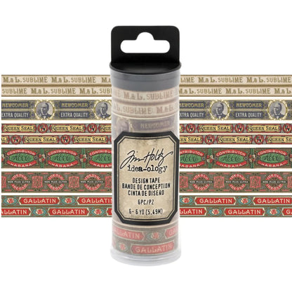 Idea-ology Tim Holtz Design Tape Humidor (6yards)