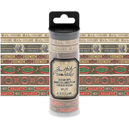 Idea-ology Tim Holtz Design Tape Humidor (6yards)