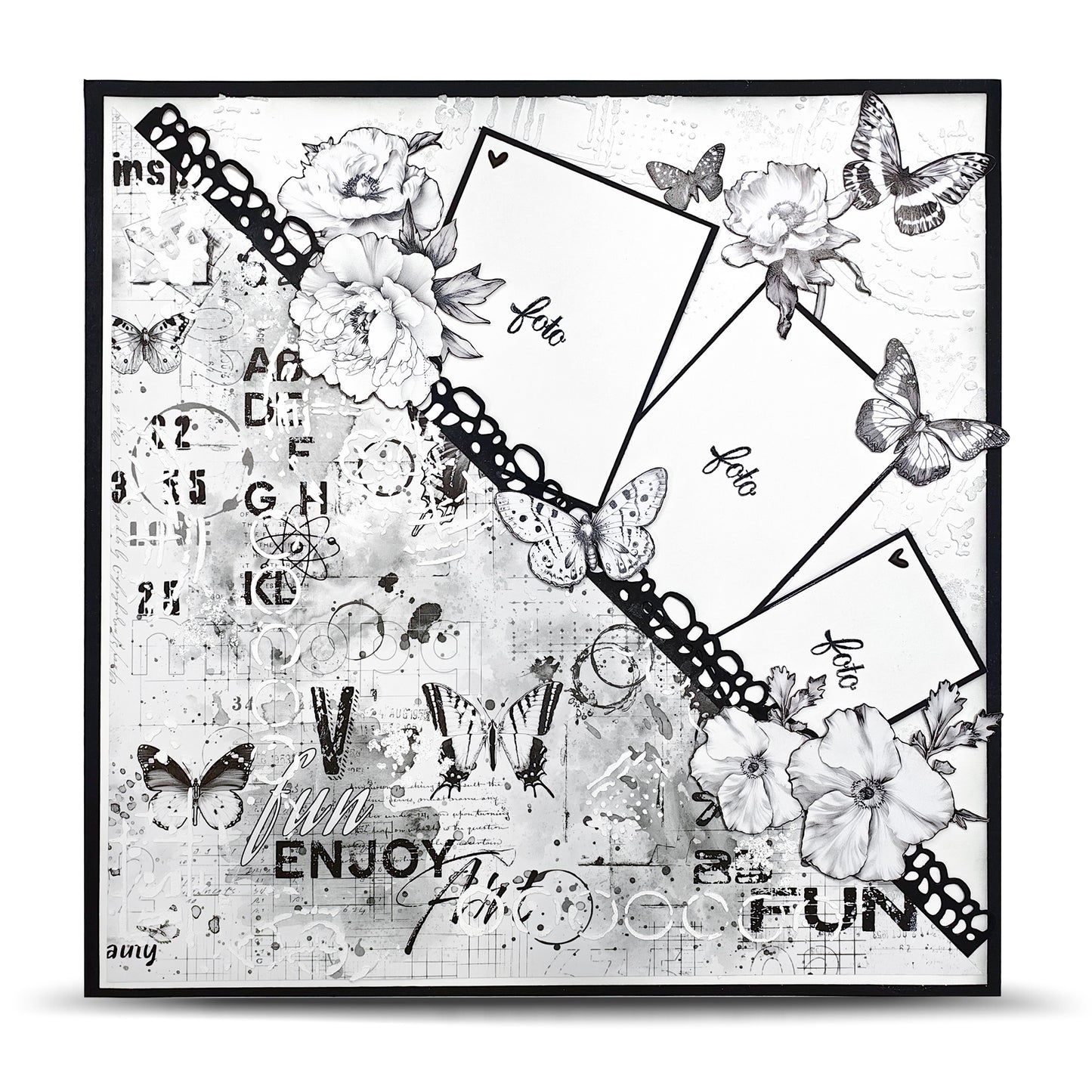 Inkblot Meadow Design Paper & Pollen Drift Ephemera Bundle