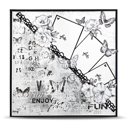 Inkblot Meadow Design Paper & Pollen Drift Ephemera Bundle