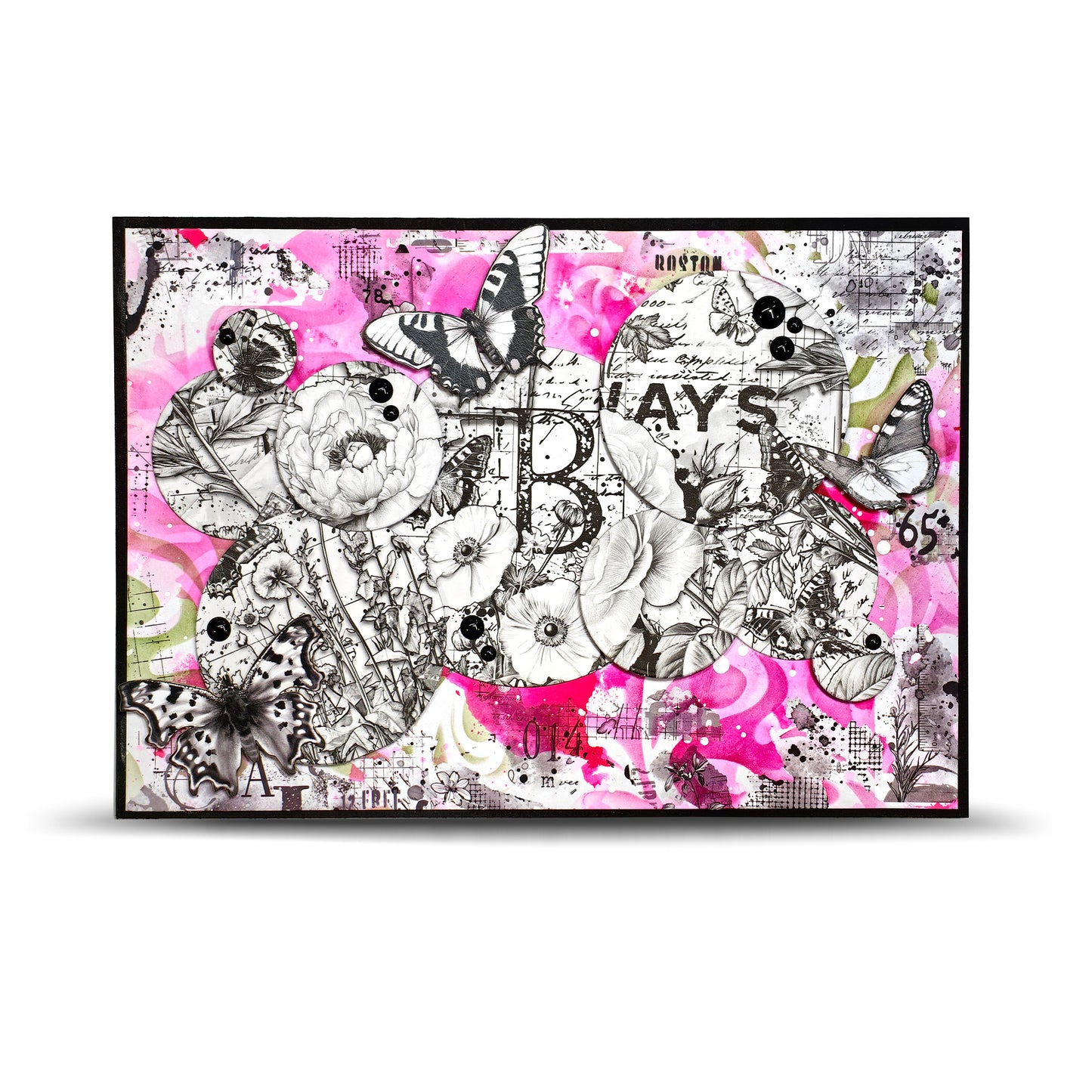 Inkblot Meadow Design Paper & Pollen Drift Ephemera Bundle