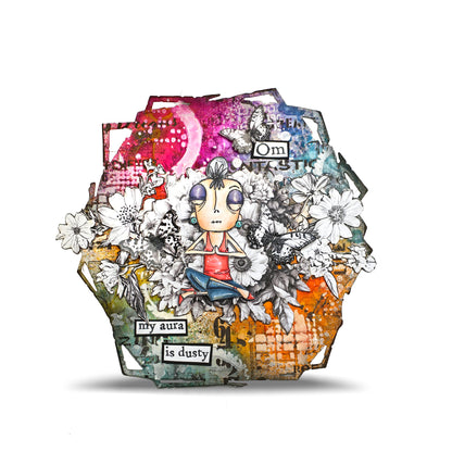 #EP-93 - Ephemera Die-Cuts - Gravel Script