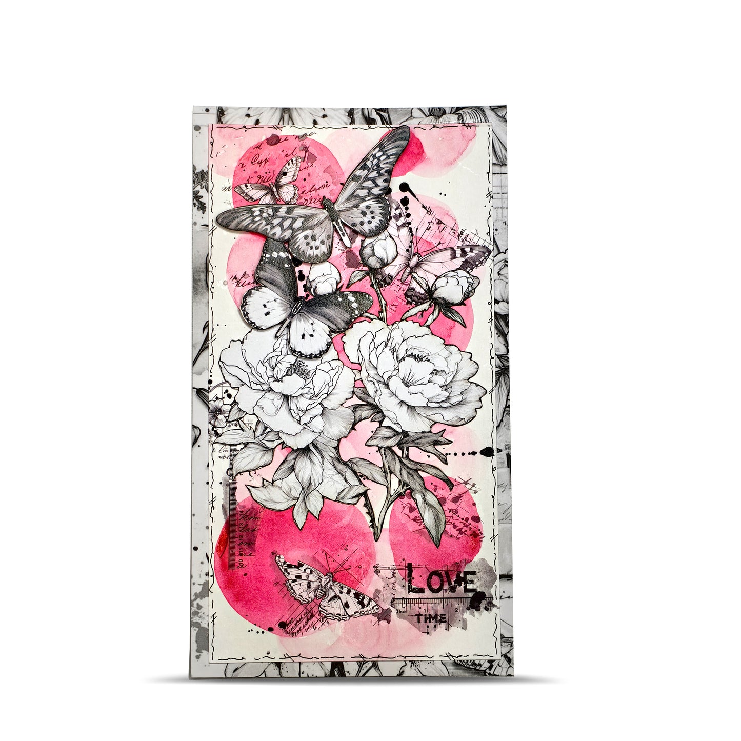 #PA-45 - A4 Design Paper - Moss Residue