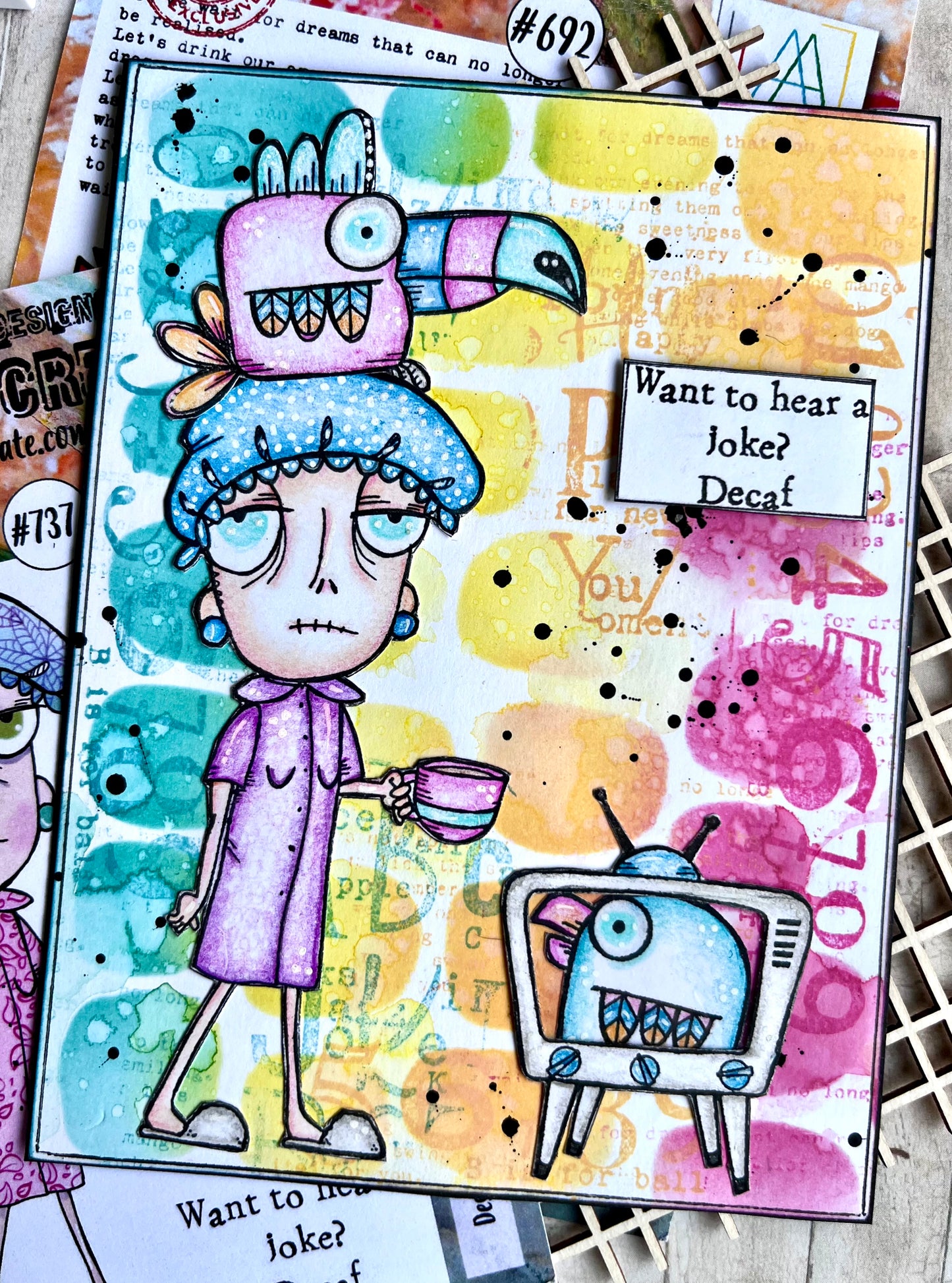 TP-737 - A7 Clear Stamp Set - AM Dee