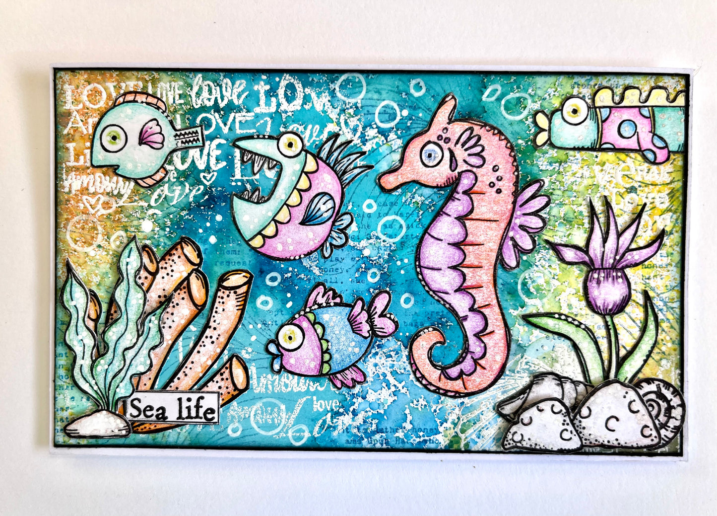 TP-859 - A6 Clear Stamp Set - Ocean Floor